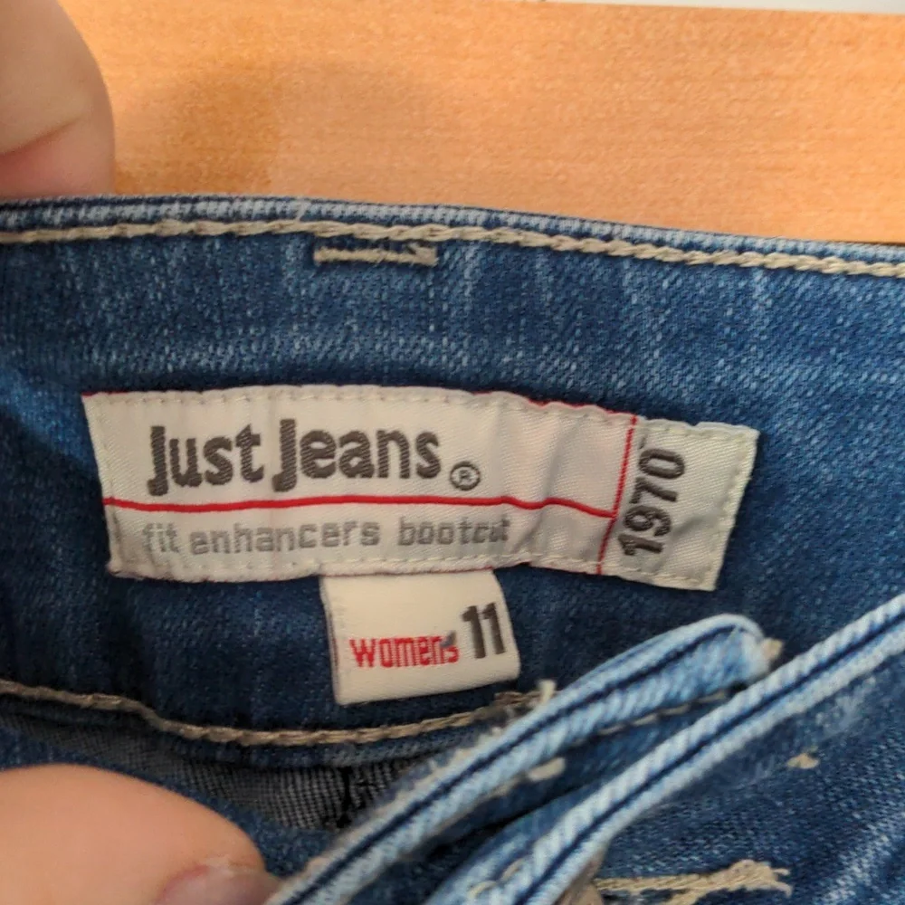 Just Jeans Fit Enhanced Bootcut jeans 1970 style size AU11 - Picture 6 of 7